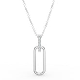Paper Clip Link Pendant